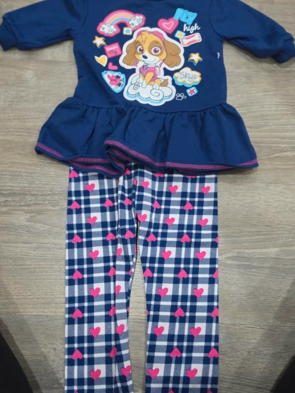 Paw Patrol Skye Navy and Pink Outfit Girls 4T